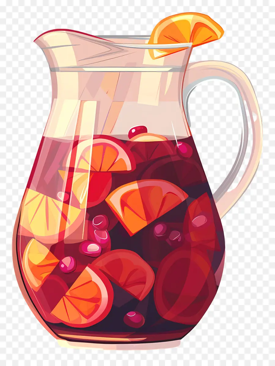 Minuman Sangria Yang Menyegarkan，Pukulan Buah PNG