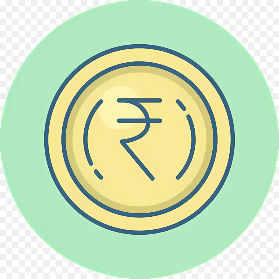 Rupee India，Koin Rupee PNG