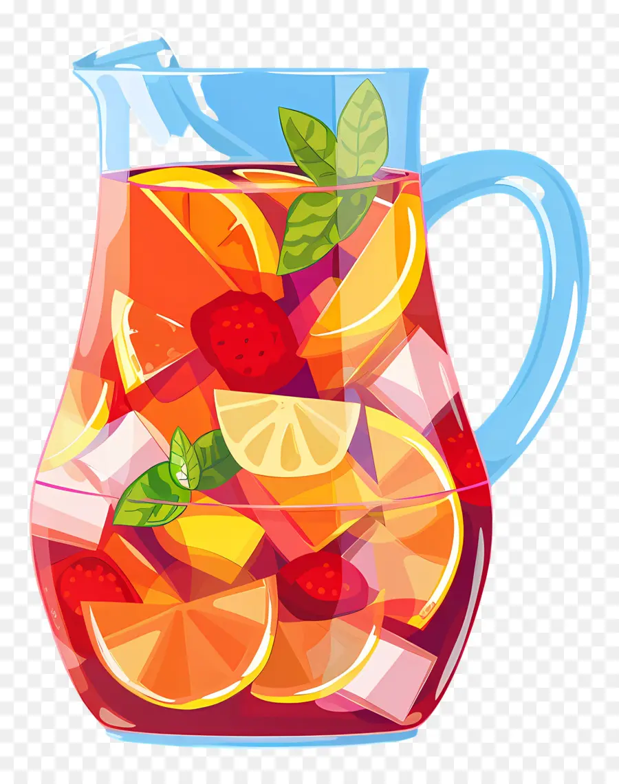 Minuman Sangria Yang Menyegarkan，Pukulan Buah PNG