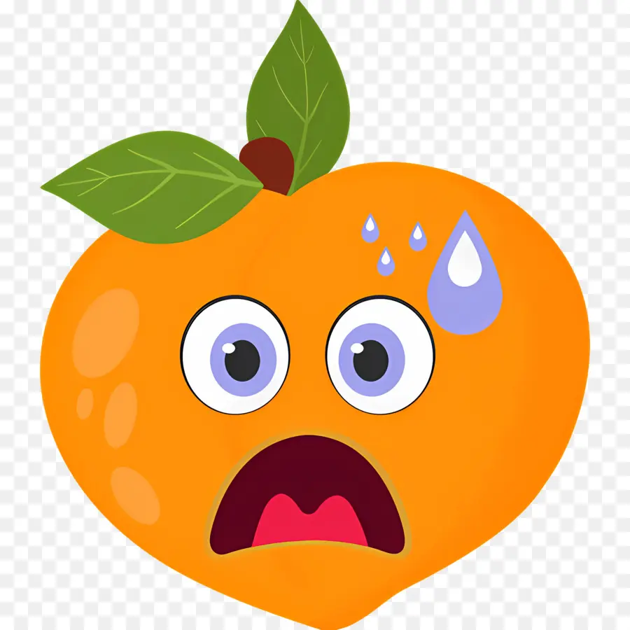 Emoji Buah Persik，Persik Menangis PNG