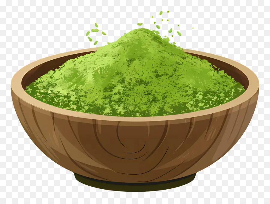 Bubuk Matcha，Bubuk Hijau PNG