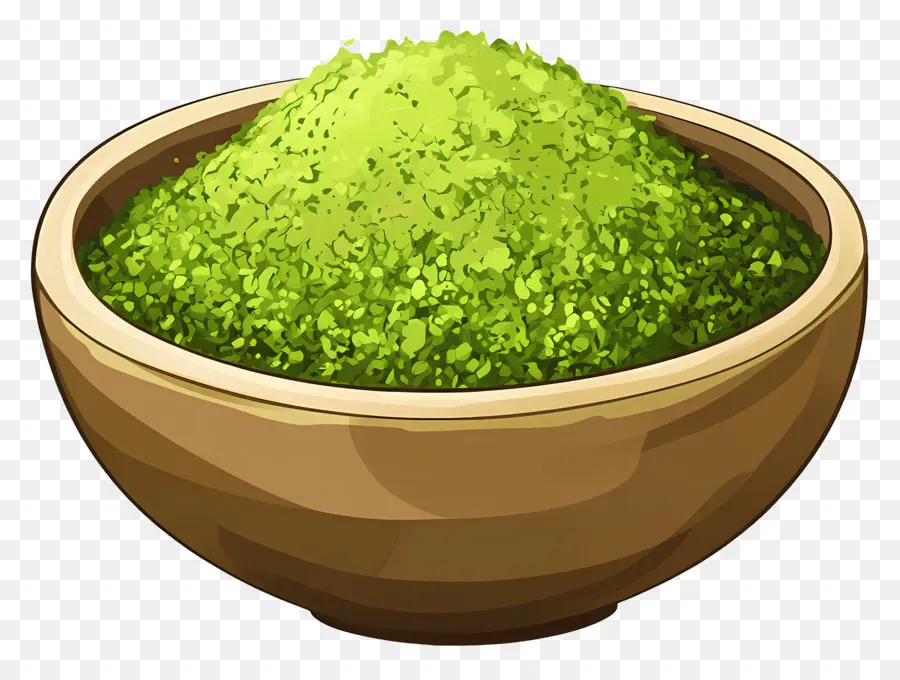 Bubuk Matcha，Bubuk Hijau PNG