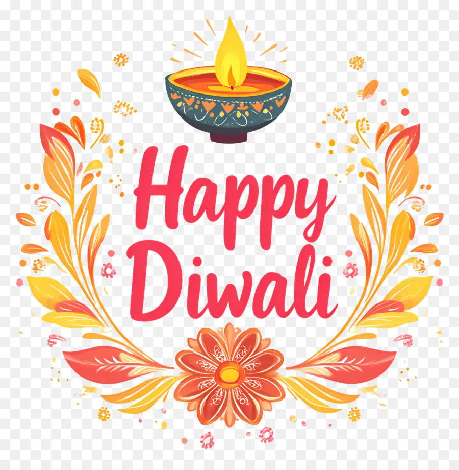 Selamat Diwali，Desain Selamat Diwali PNG