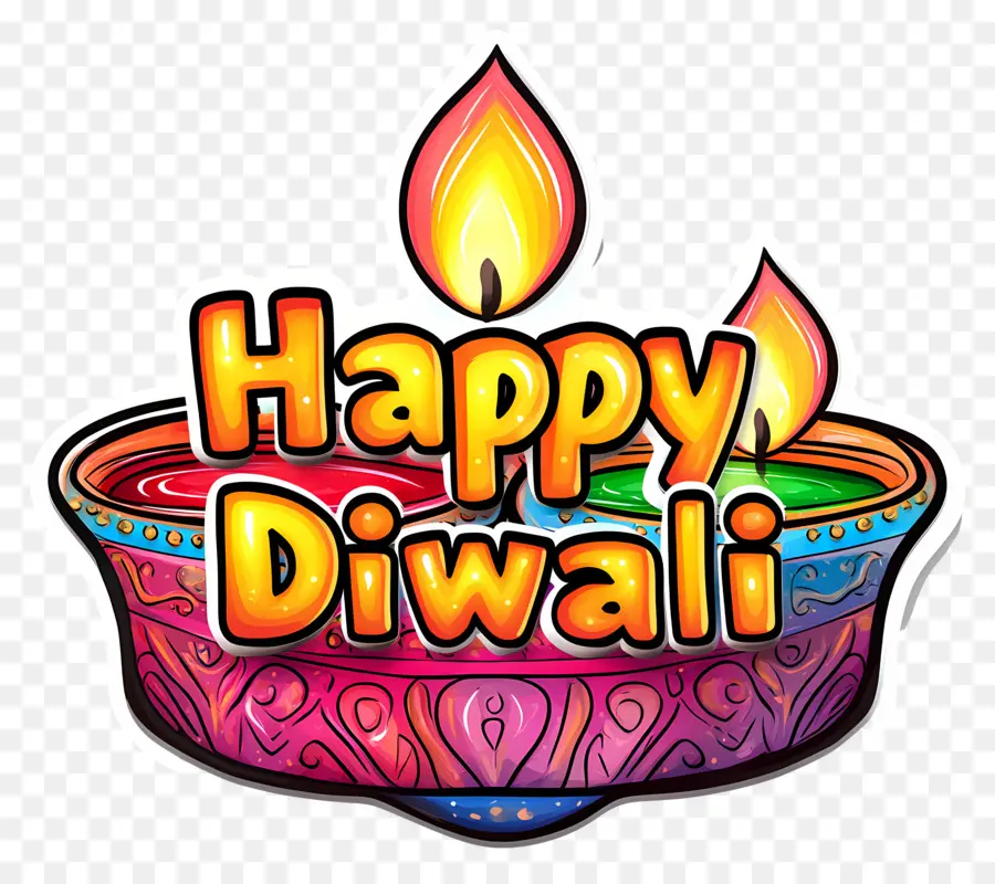 Selamat Diwali，Lampu Diwali PNG