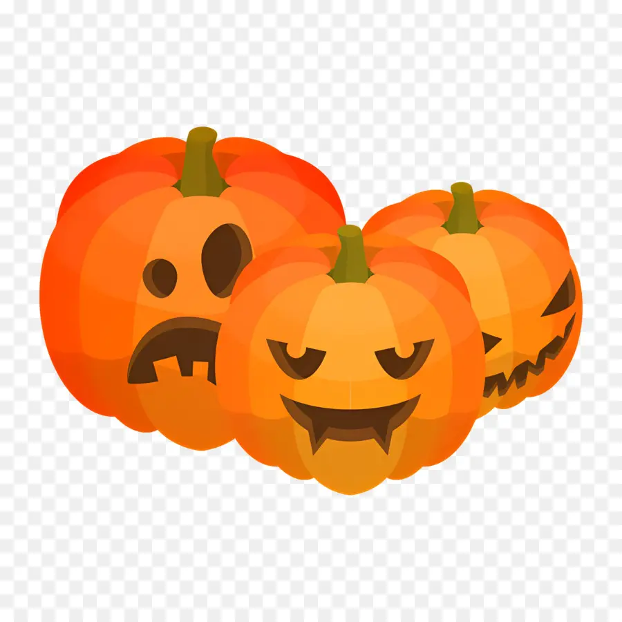 Labu Halloween Yang Menakutkan，Jack O' Lantern PNG