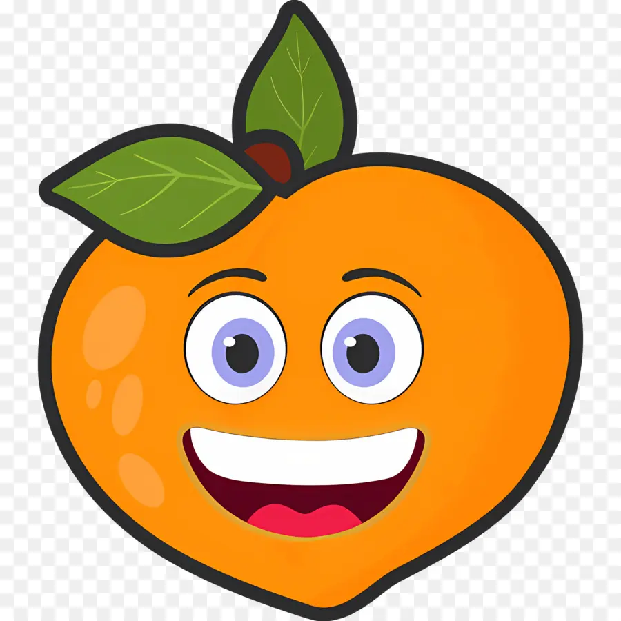 Emoji Buah Persik，Persik Jeruk PNG