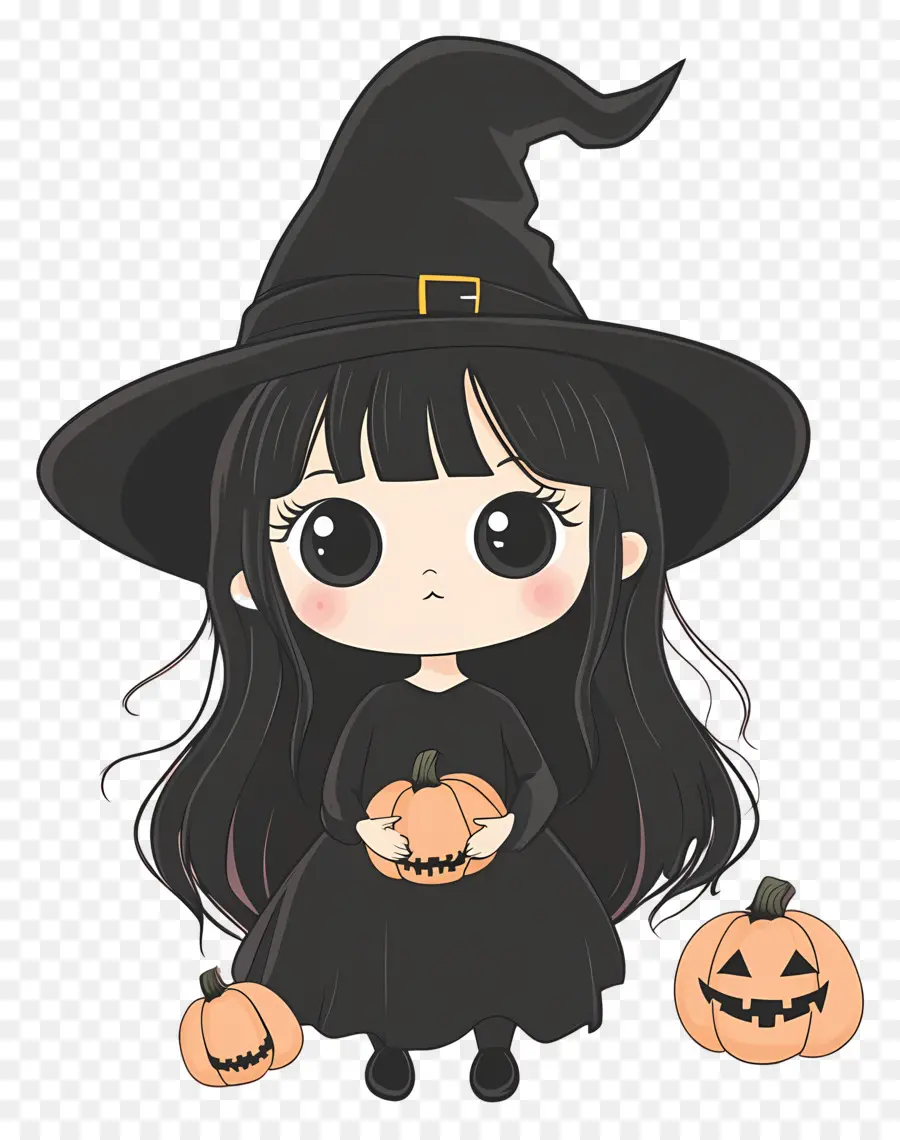 Penyihir Halloween，Penyihir Lucu PNG