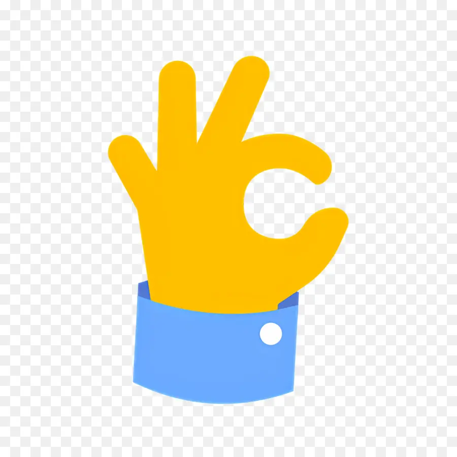 Emoji Tangan，Oke Gerakan Tangan PNG