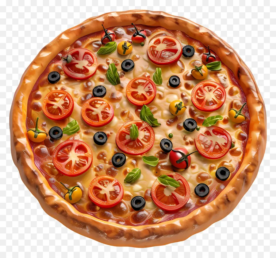 Pizza Lucu，Pizza Utuh PNG