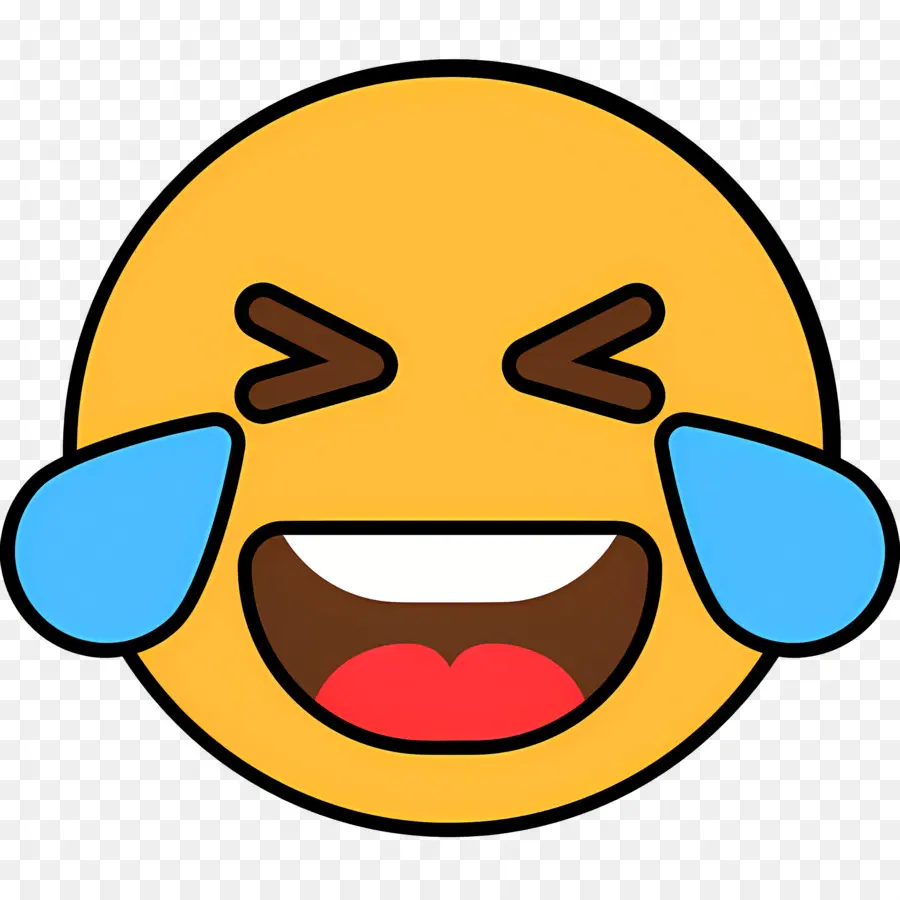 Emoji Tertawa，Emoji Yang Bersemangat PNG