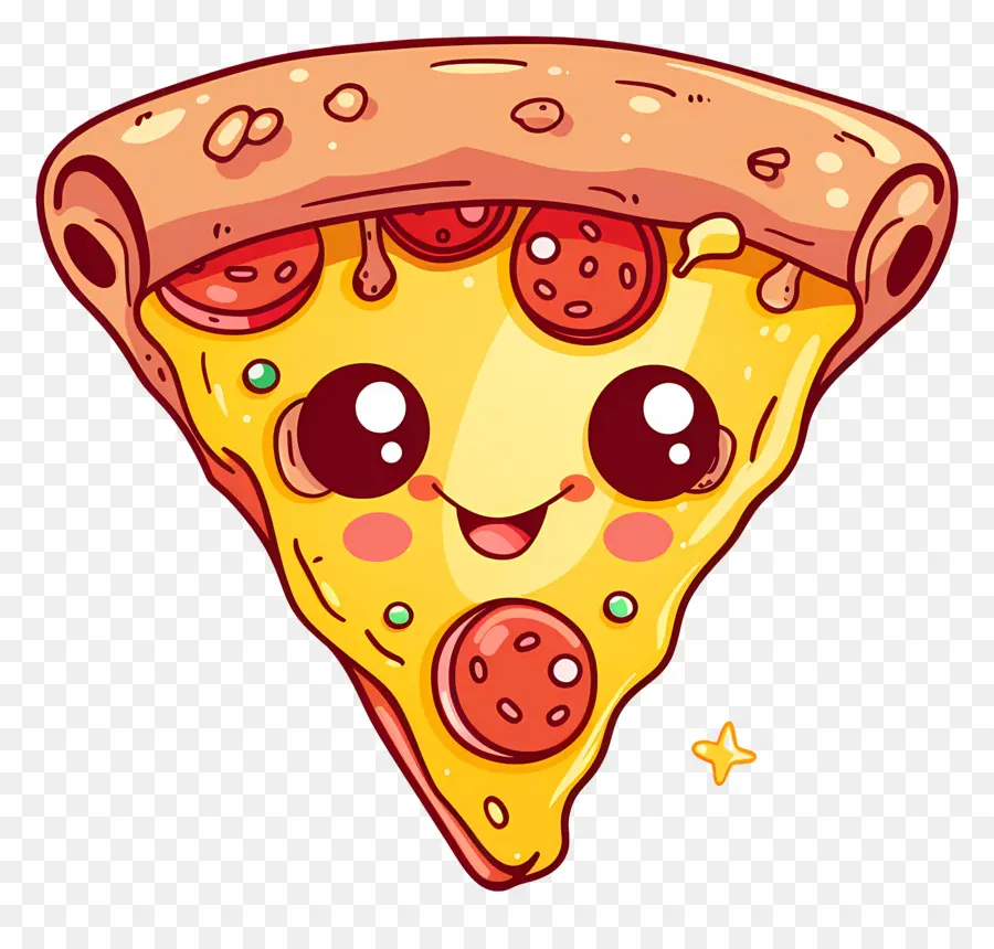 Pizza Kartun，Irisan Pizza PNG