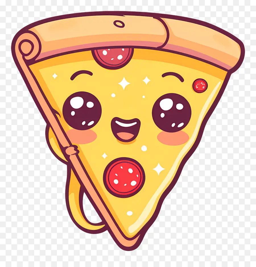 Pizza Kartun，Irisan Pizza PNG