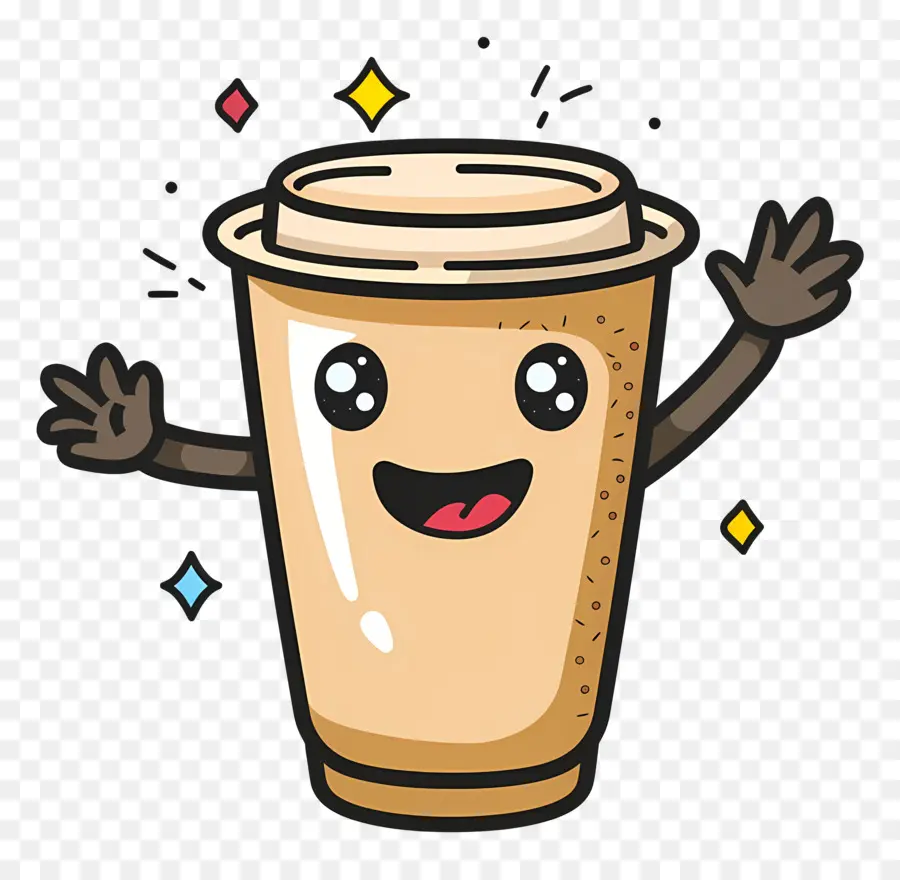 Kopi Kawaii，Cangkir Kopi PNG