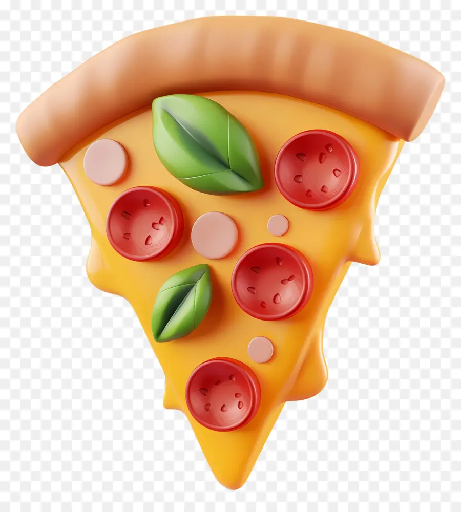 Pizza Lucu，Irisan Pizza PNG