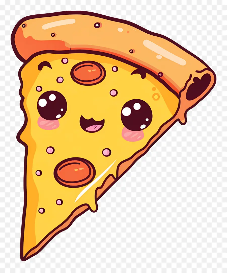 Pizza Kartun，Irisan Pizza PNG