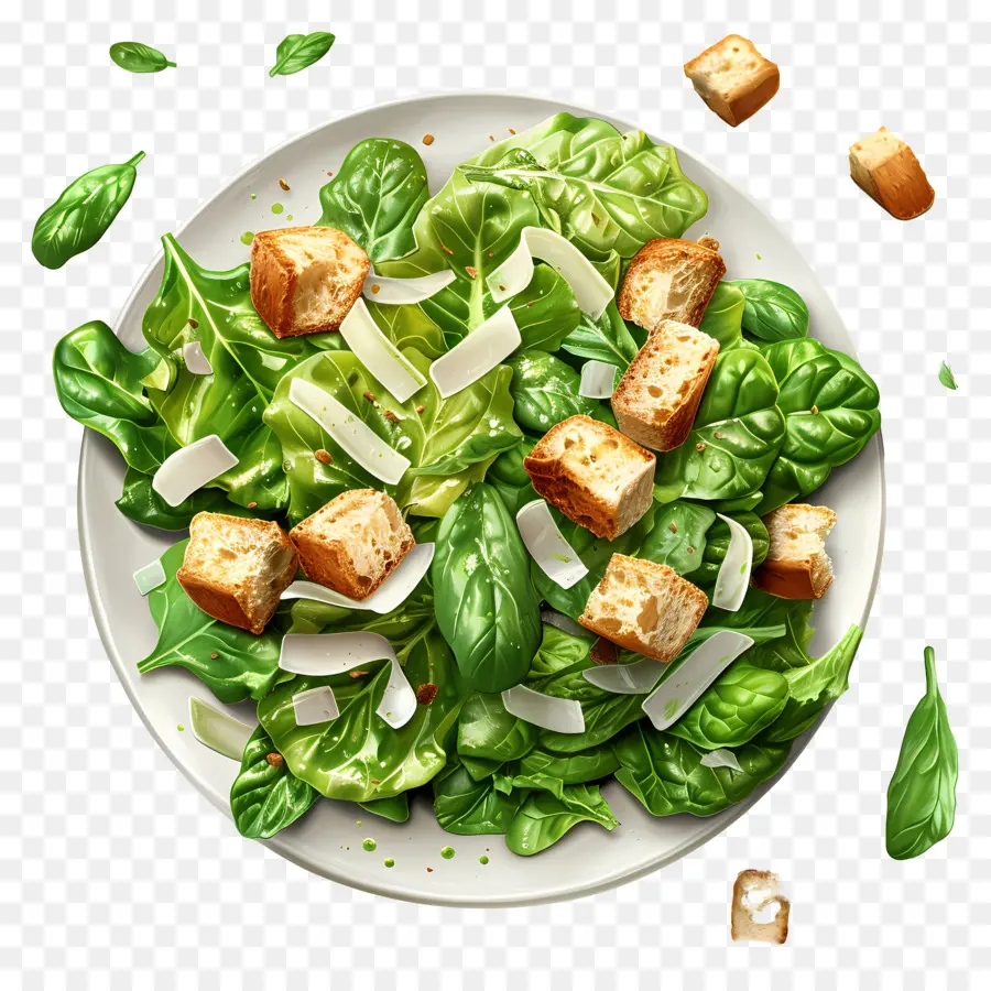 Salad Kaisar，Selada PNG