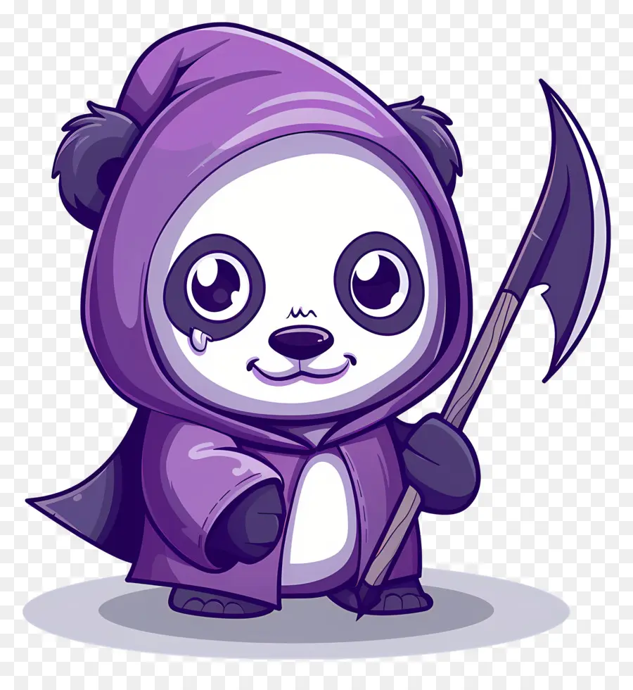 Panda Yang Lucu，Panda Dengan Sabit PNG