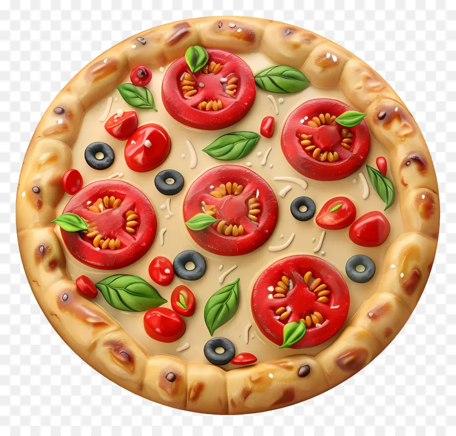 Pizza Lucu，Pizza Utuh PNG