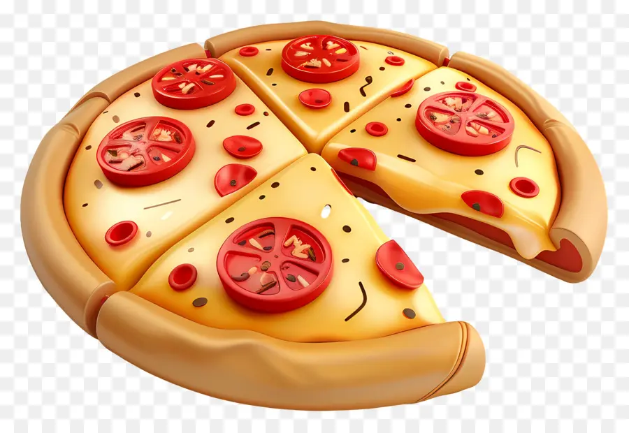 Pizza Lucu，Pizza PNG