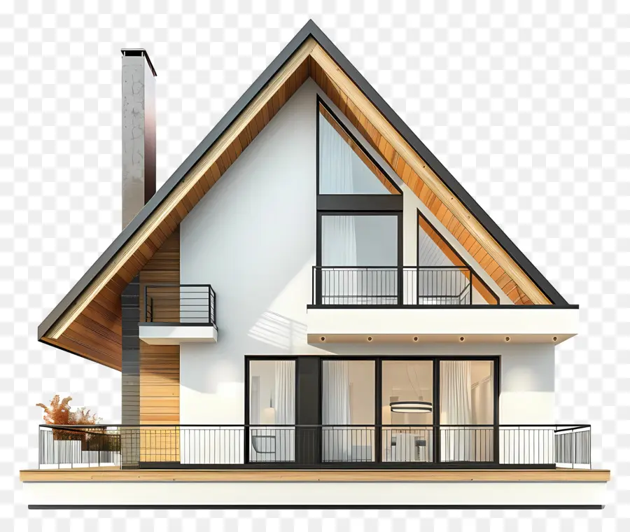 Rumah 3d，Rumah Modern PNG