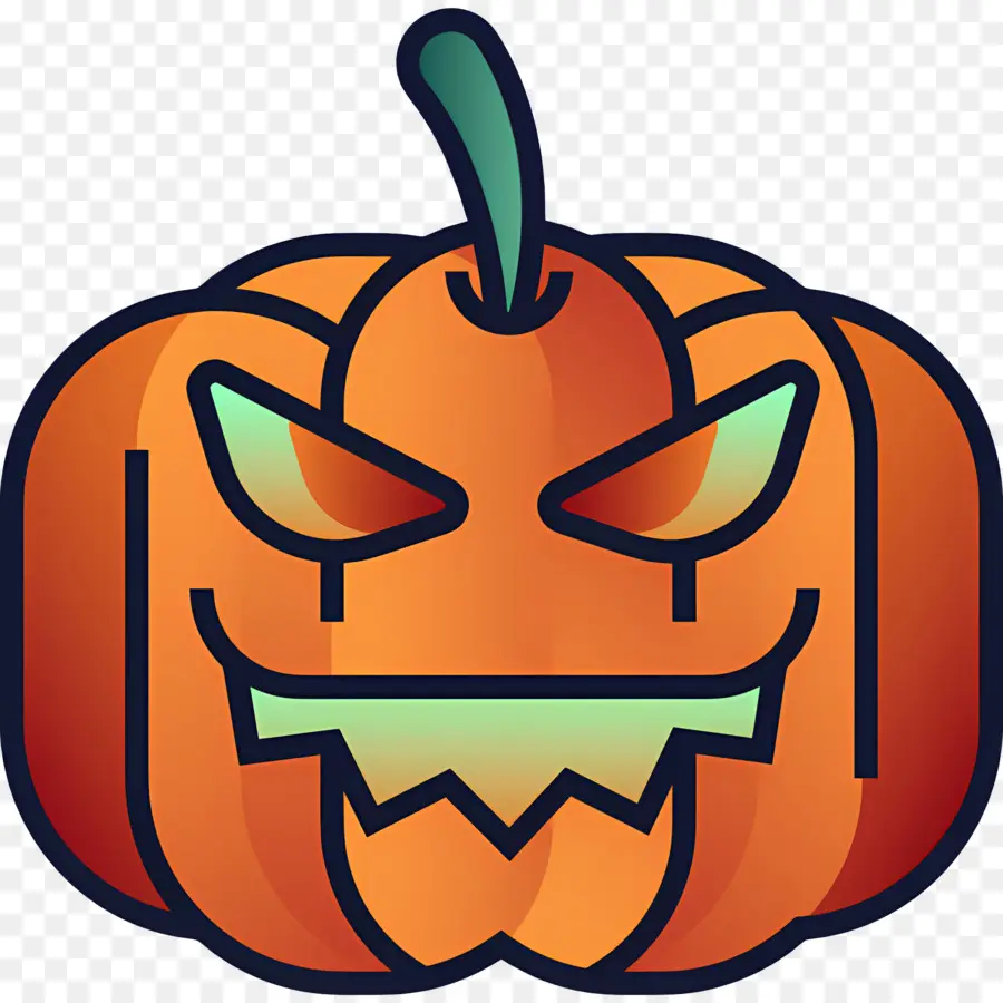 Labu Halloween，Jack O' Lantern PNG