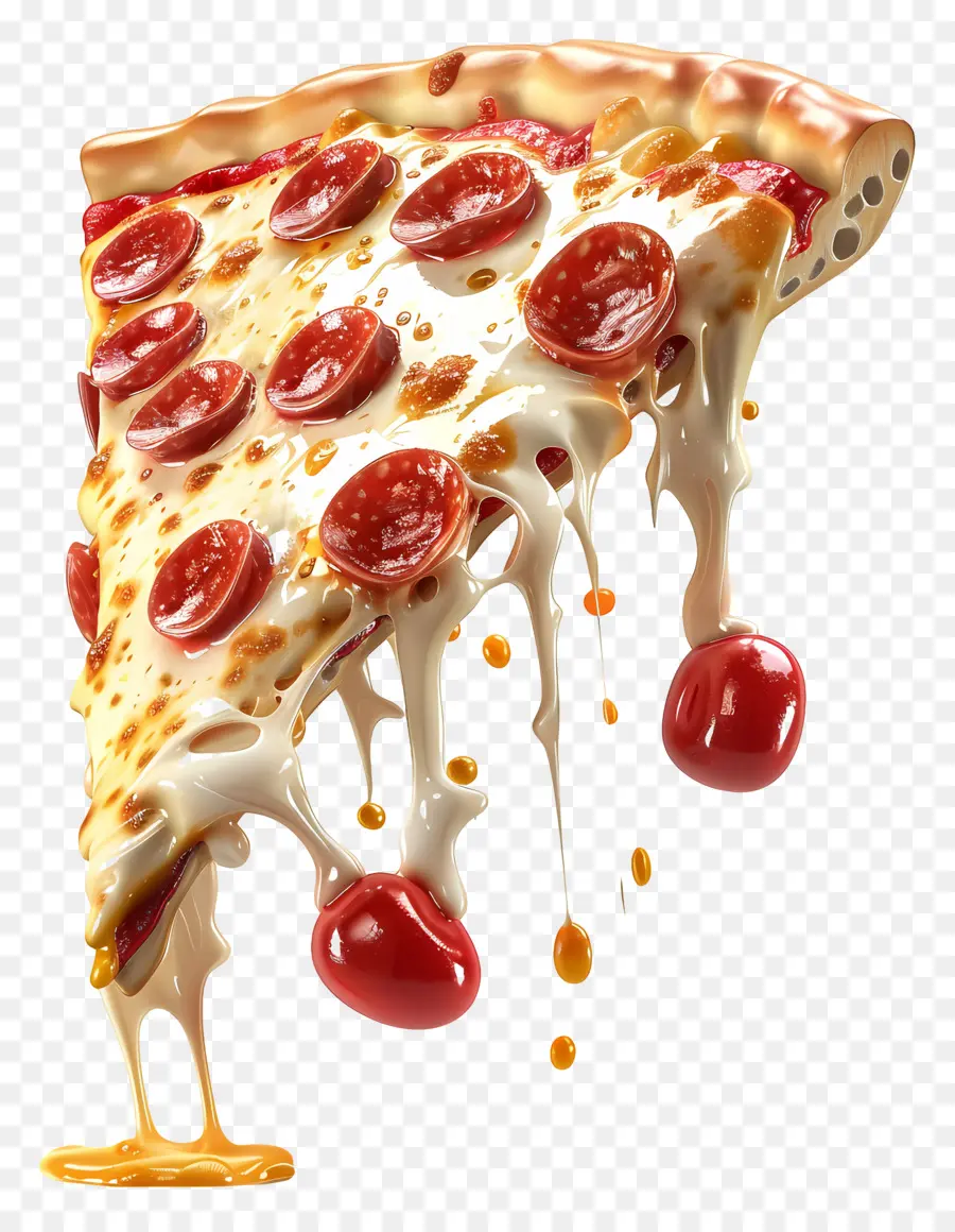 Pizza 3d，Irisan Pizza PNG