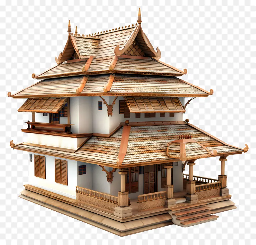 Rumah 3d，Rumah Adat PNG