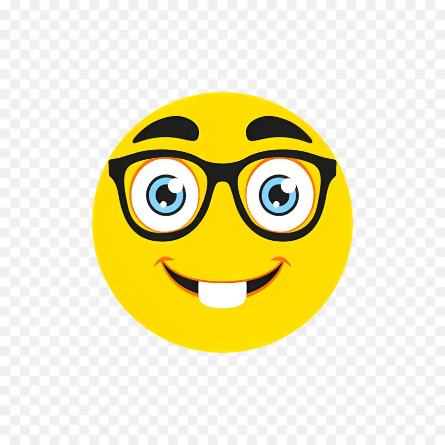 Emoji Kutu Buku，Emoji Dengan Kacamata PNG