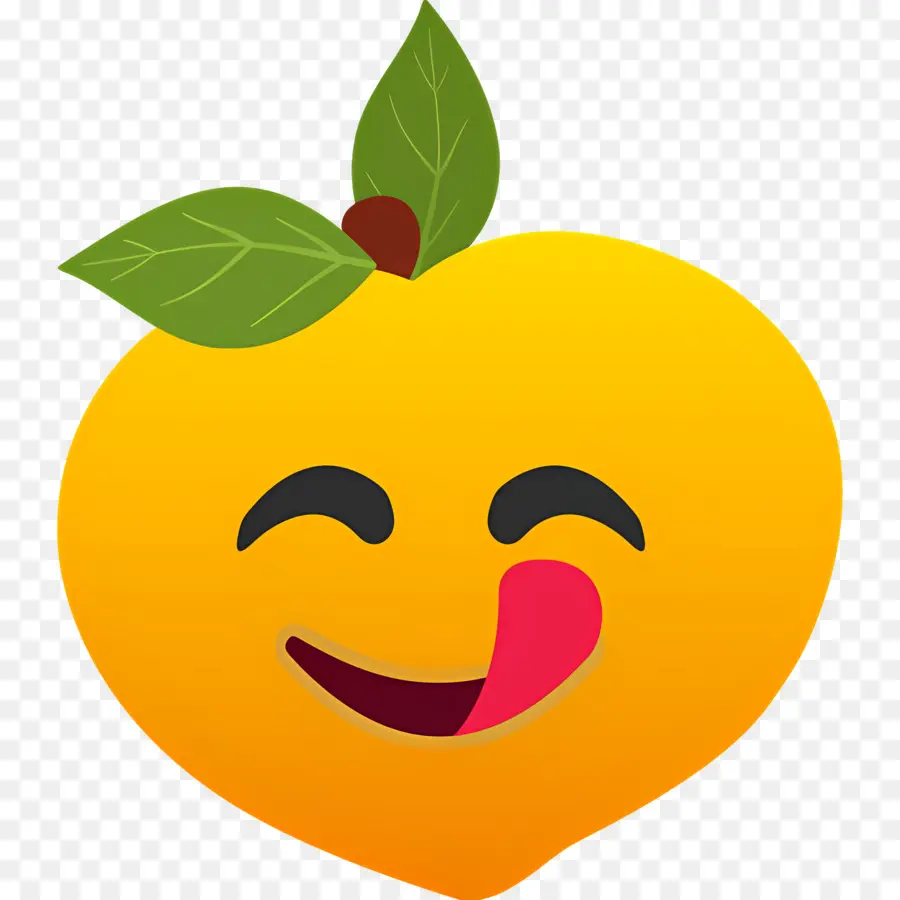 Emoji Buah Persik，Emoji Persik PNG