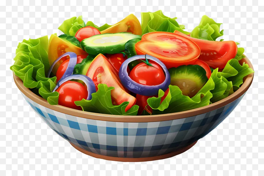 Salad Segar，Salad Berwarna Warni PNG