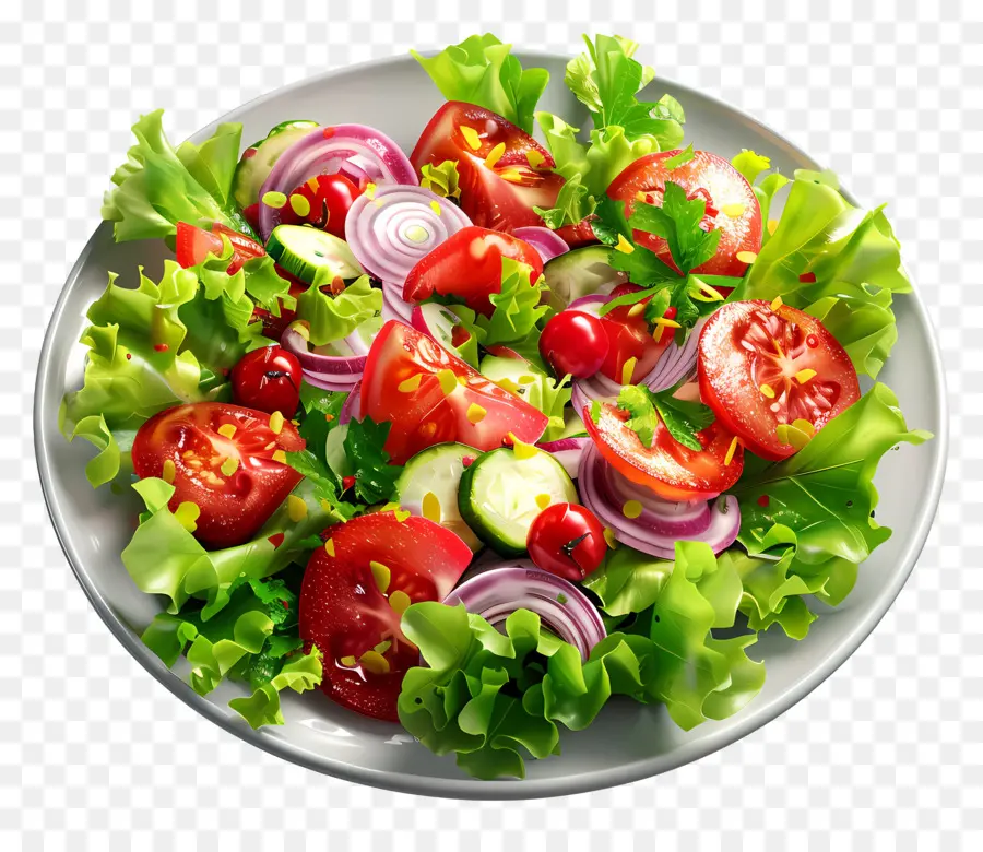 Salad Segar，Salad PNG