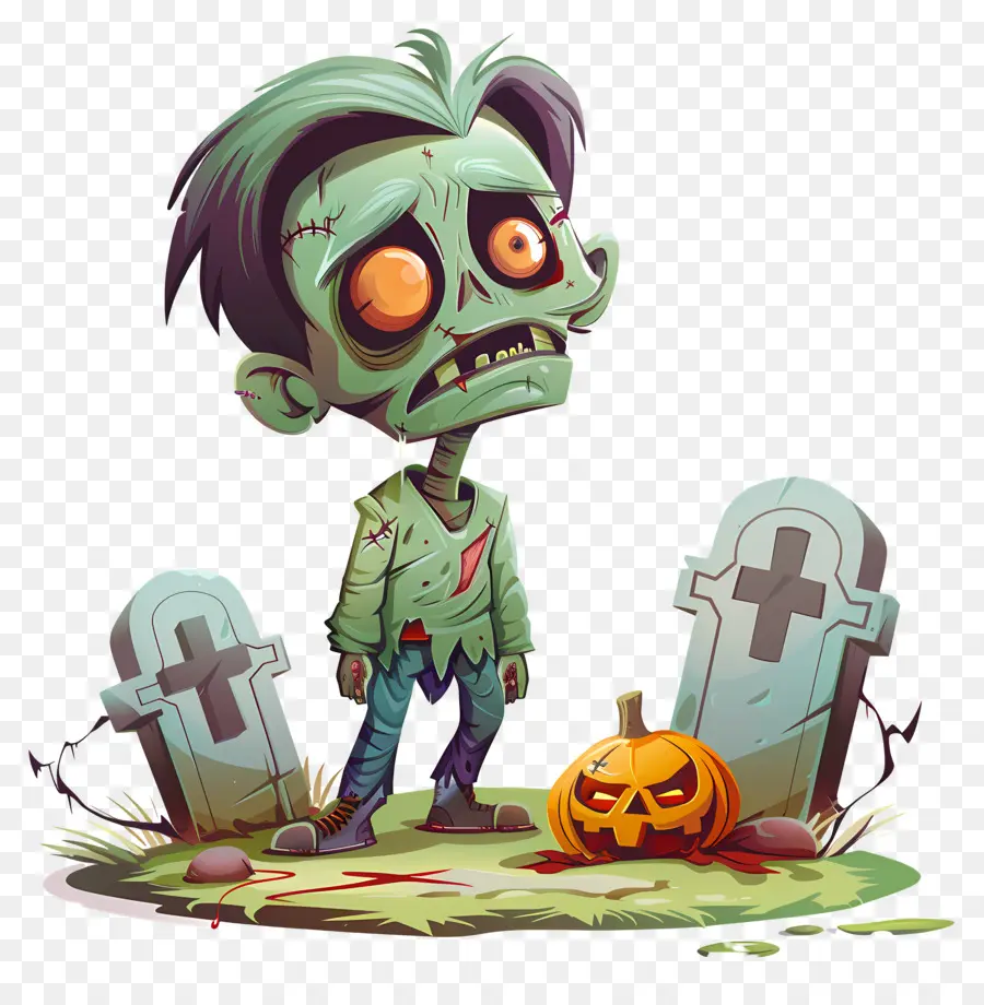 Zombi Halloween，Zombie Di Kuburan PNG