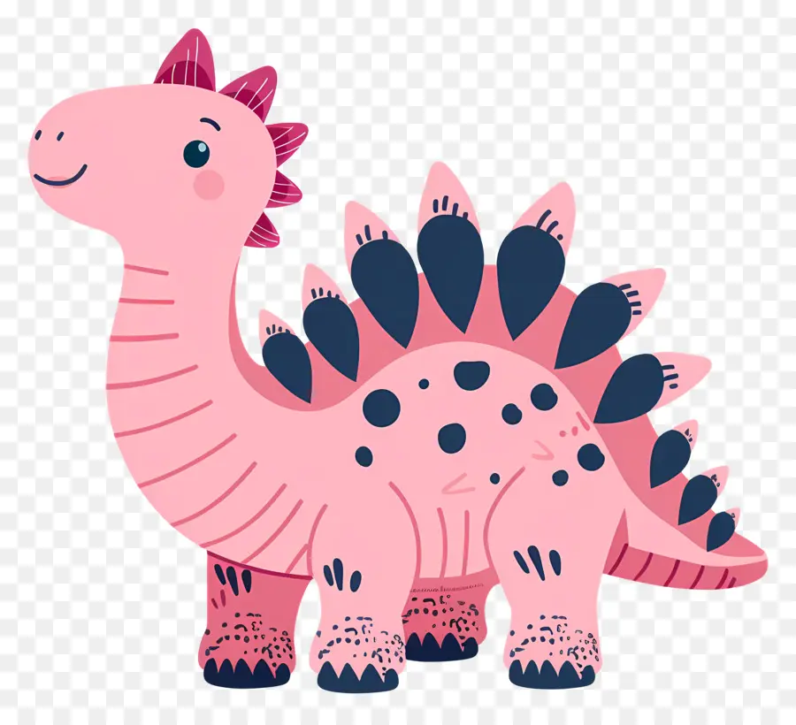 Dinosaurus Kartun，Dinosaurus Merah Muda PNG