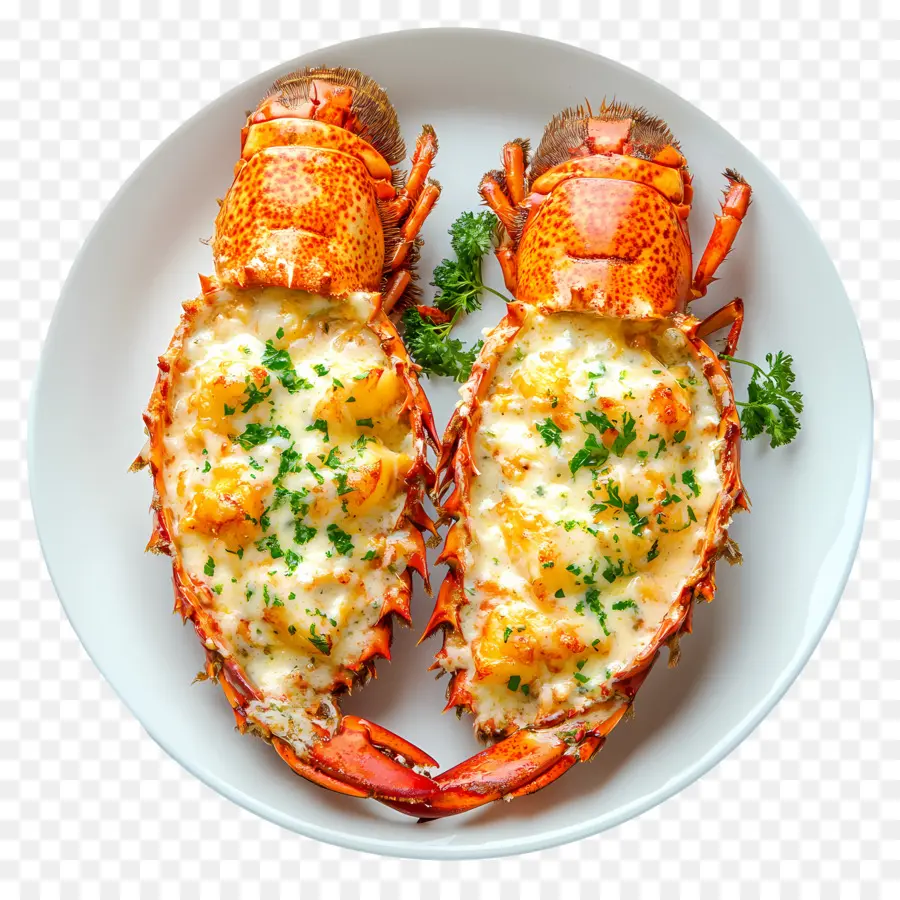 Termidor Lobster，Bagian Lobster Isi PNG