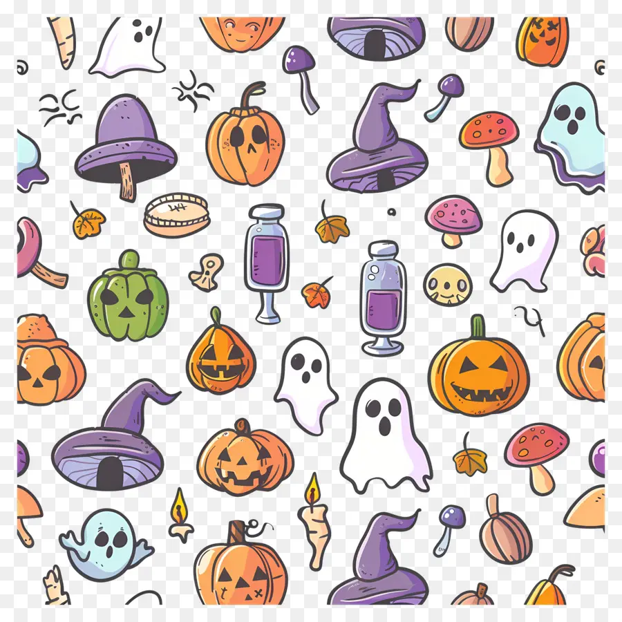 Latar Belakang Halloween，Coretan Halloween PNG