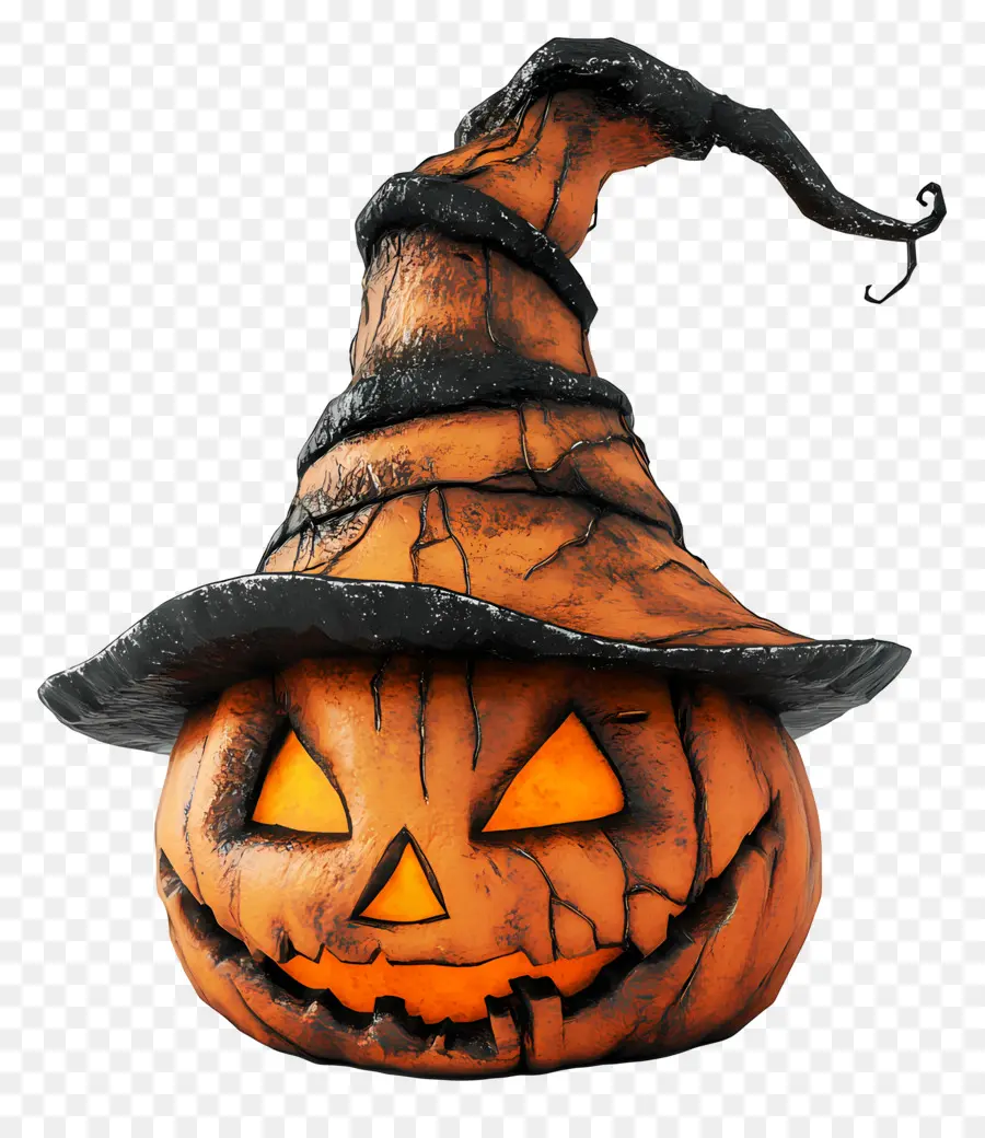 Topi Halloween，Jack O' Lantern PNG