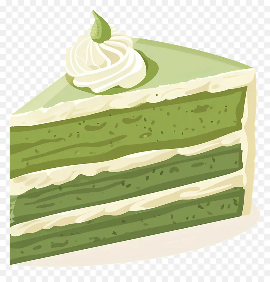 Kue Matcha，Kue Hijau PNG