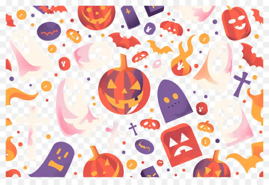 Latar Belakang Halloween，Ikon Halloween PNG