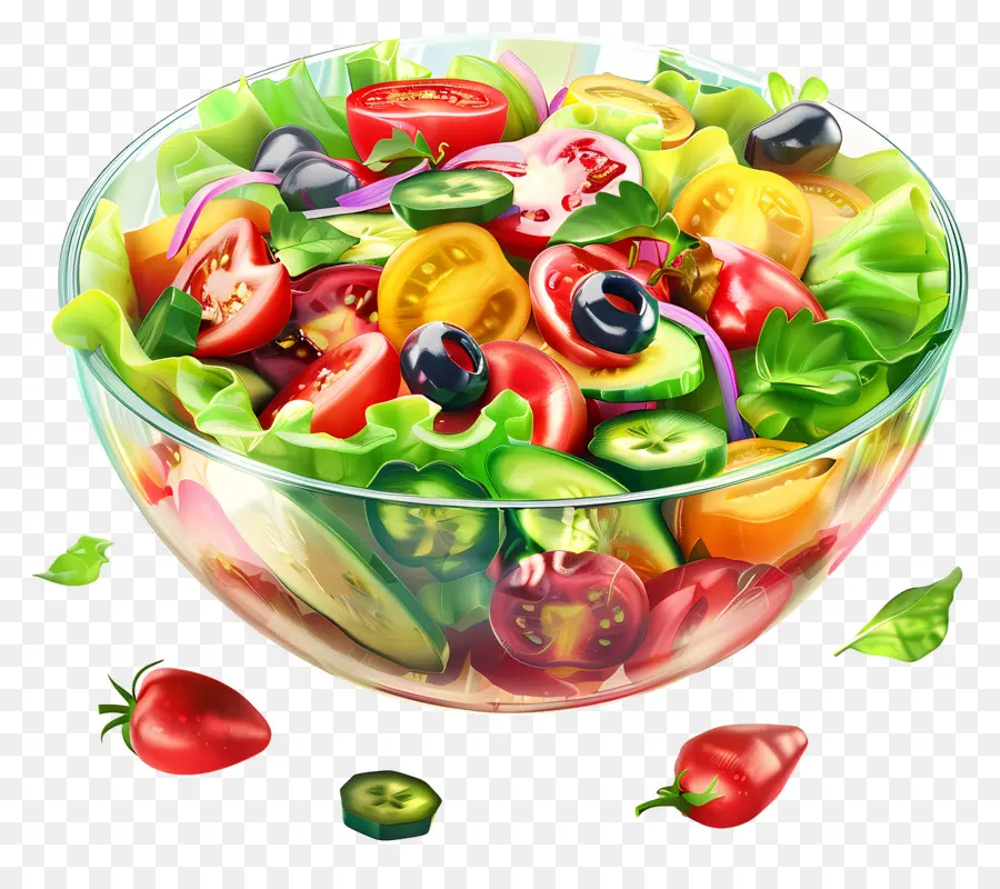 Salad Sehat，Salad Campuran PNG