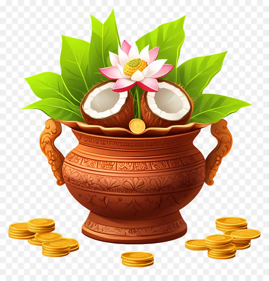 Akshaya Tritiya，Pot Kalash PNG