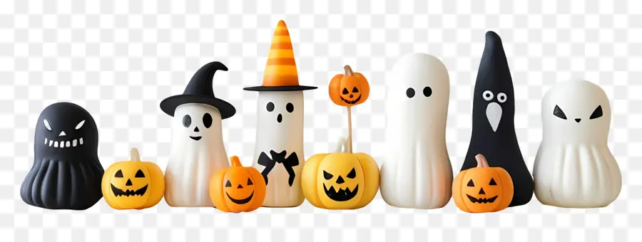 Perbatasan Halloween，Hantu Halloween PNG