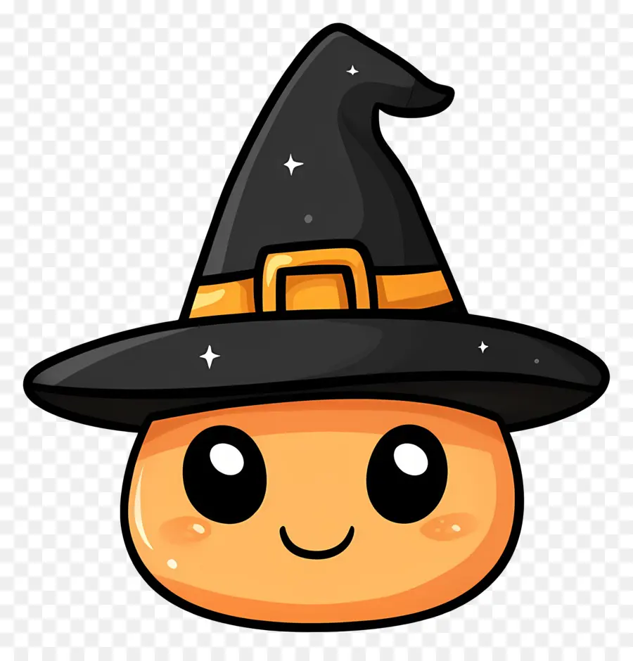 Topi Halloween，Penyihir Lucu PNG