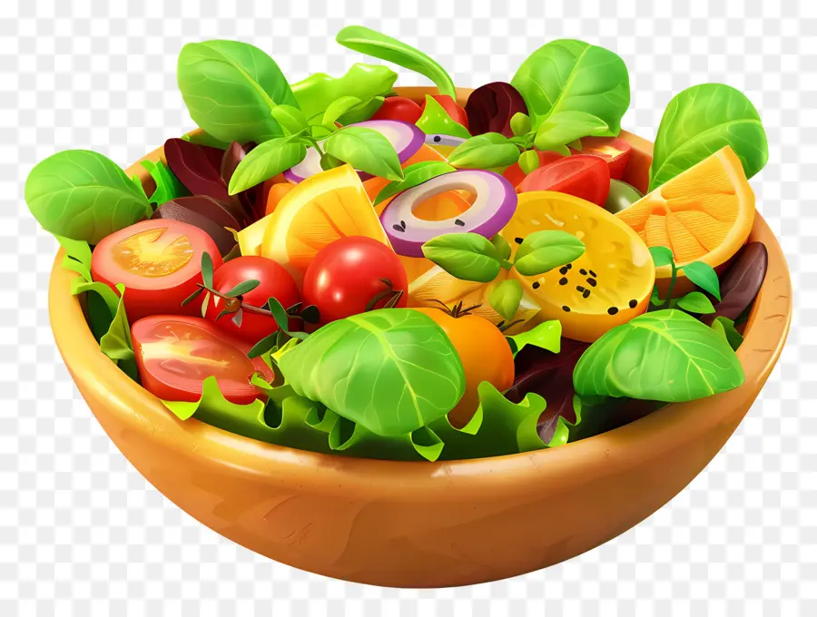 Salad Segar，Salad PNG