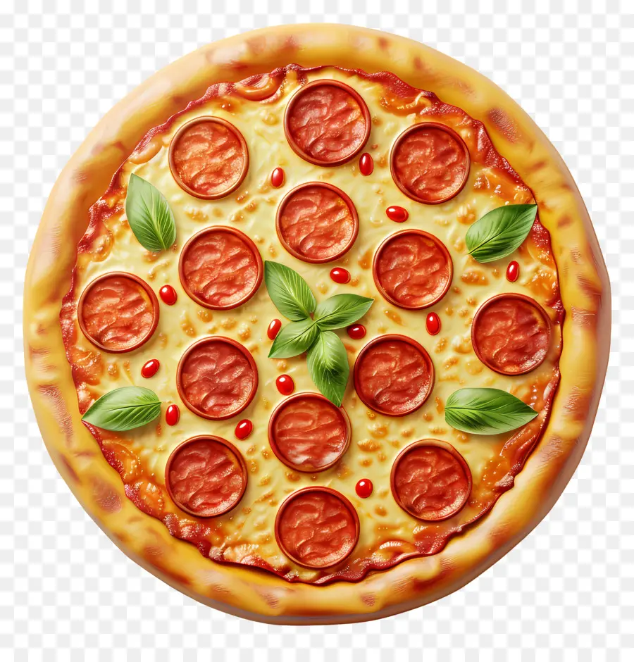 Pizza Tampilan Atas，Irisan Pizza PNG