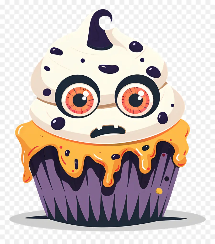 Kue Mangkuk Halloween，Bola Mata PNG