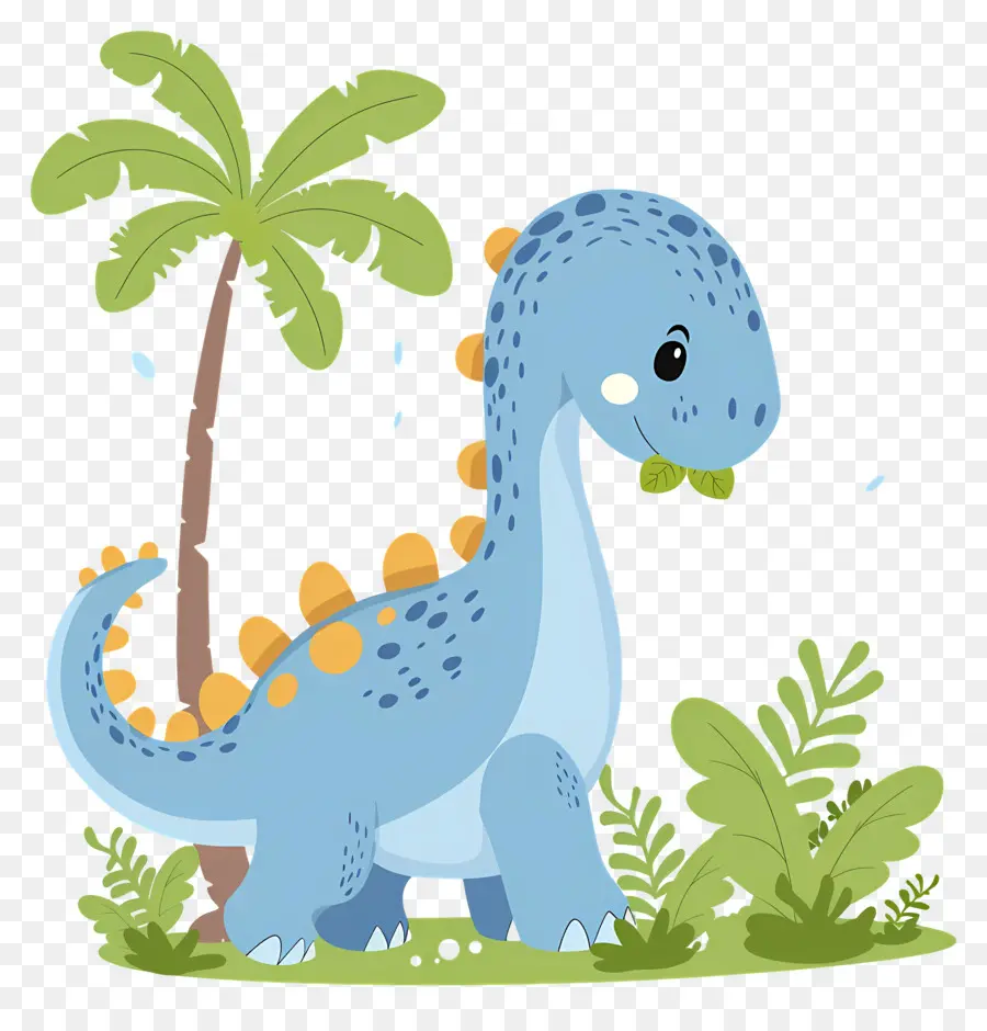 Dinosaurus Kartun，Dinosaurus Hijau PNG