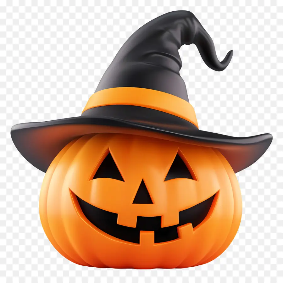 Topi Halloween，Labu Halloween PNG