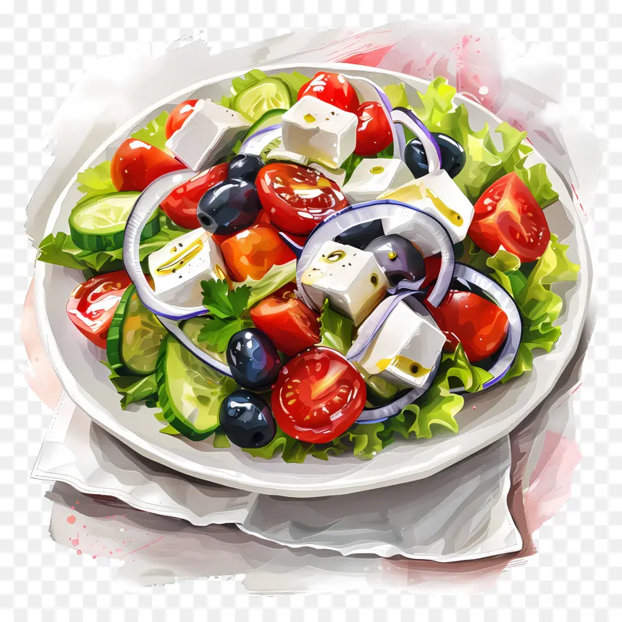 Salad Yunani，Salad PNG