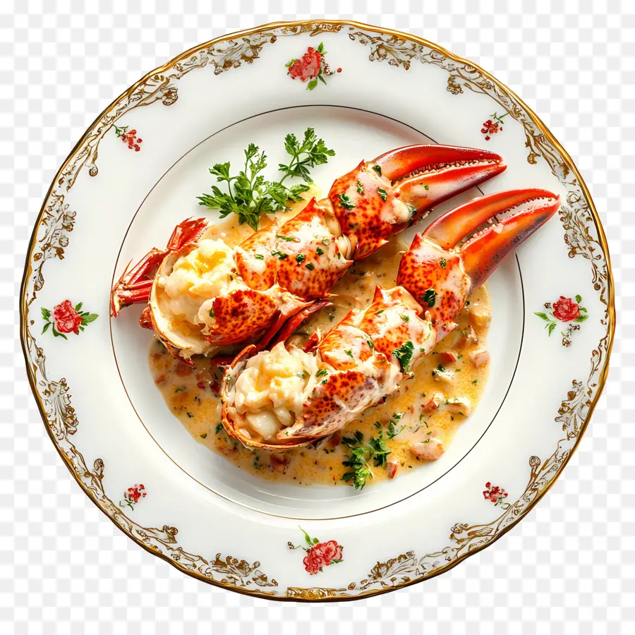 Termidor Lobster，Hidangan Lobster PNG