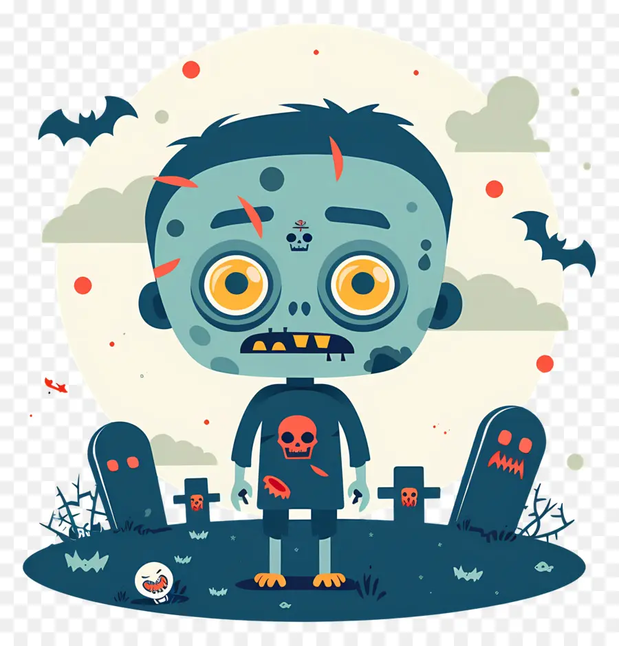 Zombi Halloween，Zombie Di Kuburan PNG